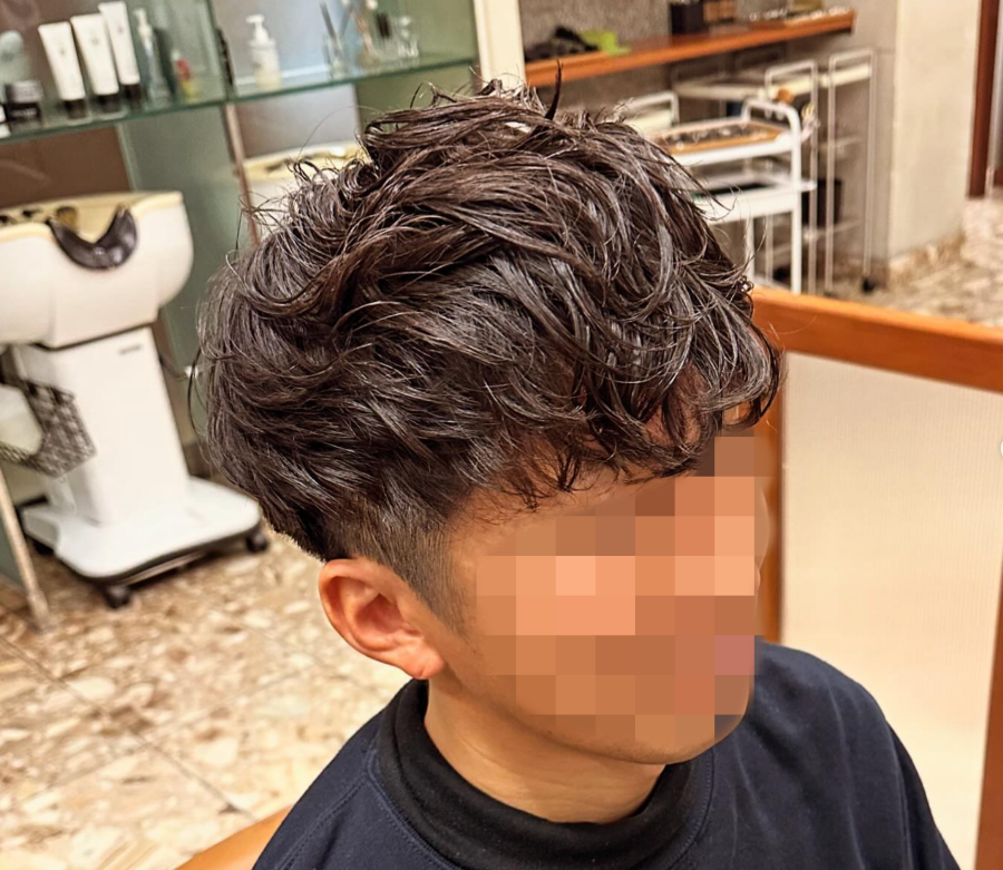 男性のヘアスタイル２